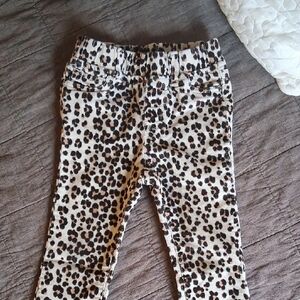 GAP Kids Animal Print Leggings - Black and Brown
